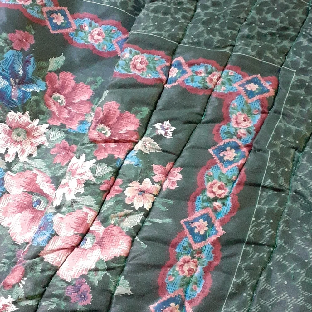 Hand Crafted Quilt 58” x 45”, Great as a Lap Quilt